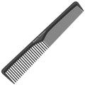 Professional 7 Inch Black Carbon Fiber anti Static Chemical and Heat Resistant Comb for All Hair Types | Fine and Wide Tooth Comb for Men and Women